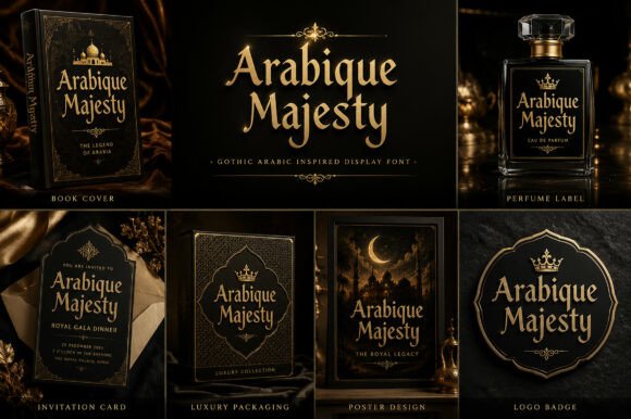Arabique Majesty Font - Preview 3