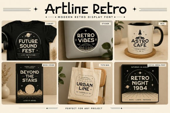 Artline Retro Font - Preview 1