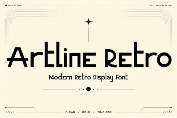 Artline Retro Font - Preview 2
