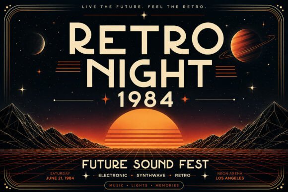 Artline Retro Font - Preview 4