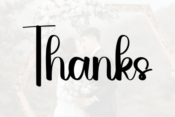 Chubby Wedding Font - Preview 4