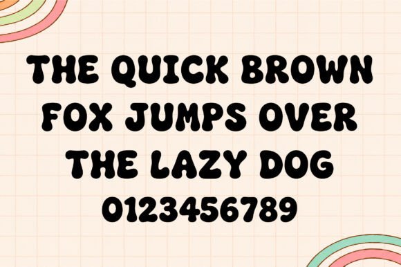 Chunky Groove Font - Preview 1