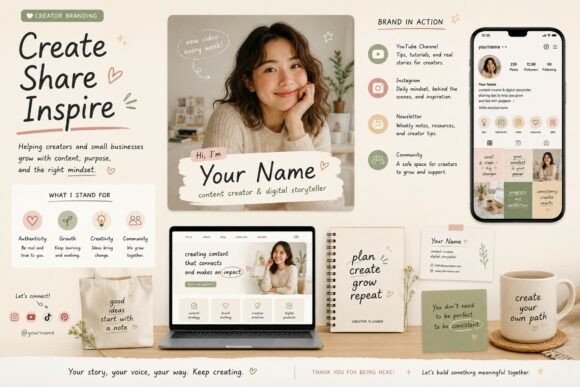 Creator Notes Font PNG with transparent background - Preview 2