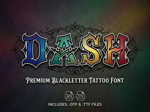 Dash Font - Preview 1