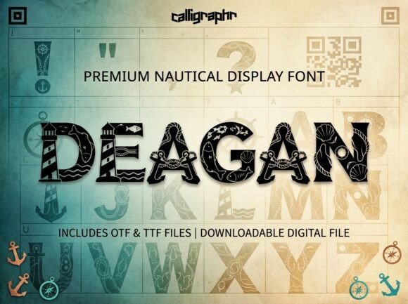 Deagan Font - Preview 1