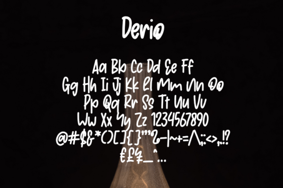 Derio Font - Preview 1