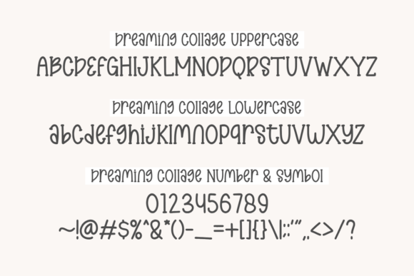Dreaming College Font - Preview 1