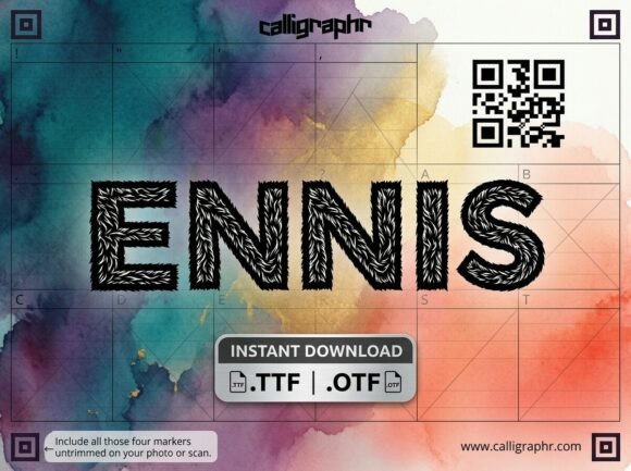 Ennis Font - Preview 1