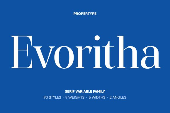 Evoritha Font - Preview 1