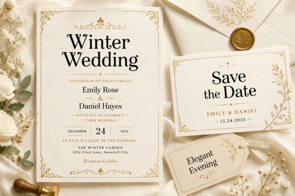 Festive Flourish Font PNG with transparent background - Preview 1