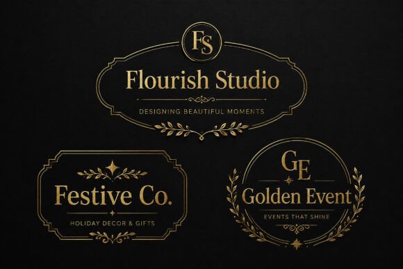 Festive Flourish Font PNG with transparent background - Preview 2