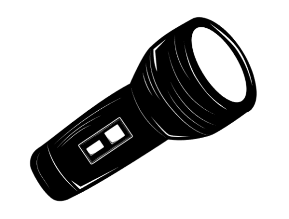 Flashlight. Grafik Druckbare Illustrationen Von TanySLDesigns