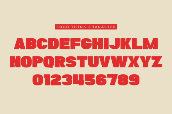 Food Think Font - Preview 1