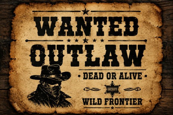 Frontier Outlaw Font - Preview 4
