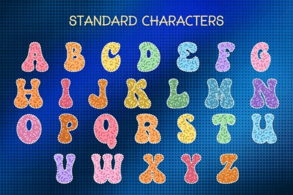 Leopard Dream Font PNG with transparent background - Preview 1