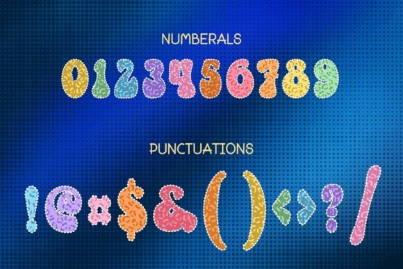 Leopard Dream Font PNG with transparent background - Preview 2