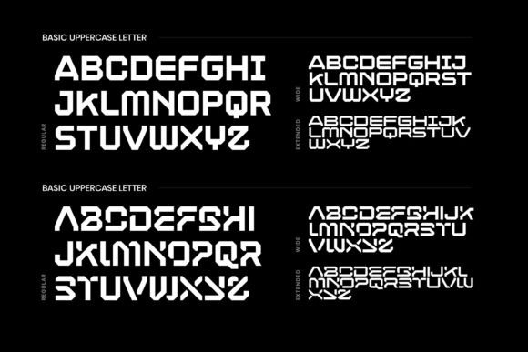 Letrial Font PNG with transparent background - Preview 2