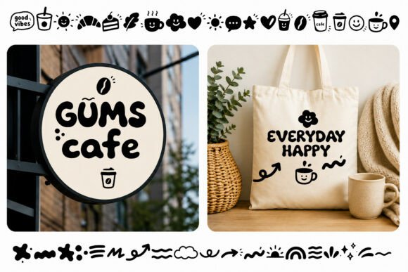 Netizen Font PNG with transparent background - Preview 3