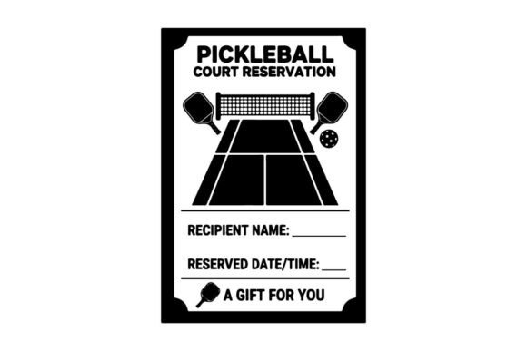 Pickleball Court Reservation Gift Vouche