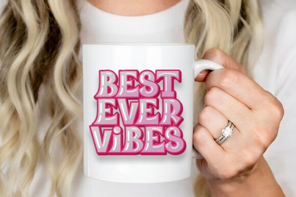 Pink Buble Font PNG with transparent background - Preview 5