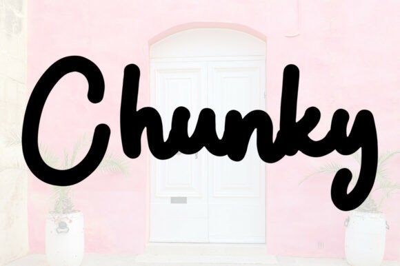 Rushing Font PNG with transparent background - Preview 1