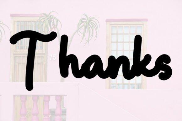 Rushing Font PNG with transparent background - Preview 4