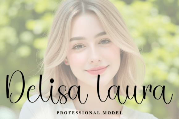 Samantha Flower Font PNG with transparent background - Preview 1