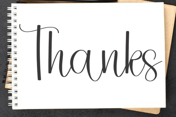 Samantha Flower Font PNG with transparent background - Preview 4