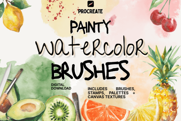 Watercolor Procreate Brush Set