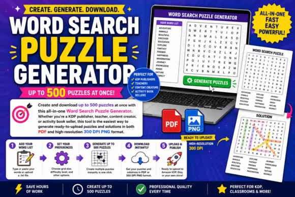 Word Search Puzzle Generator