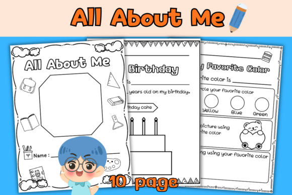 All About Me Worksheet - Digital
