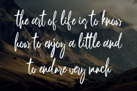 Birthday Calligraphy Font - Preview 5