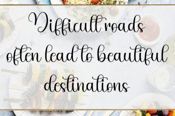Blooming Something Font - Preview 6
