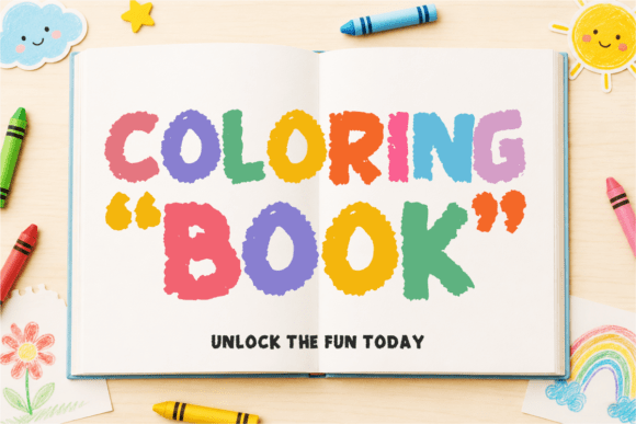 Bold Crayon Font - Preview 1