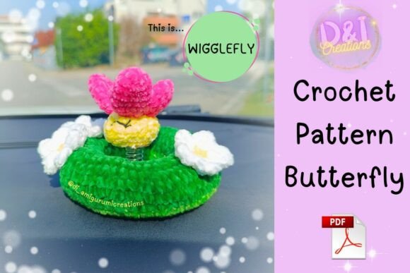 Butterfly Car Dashboard Crochet Pattern