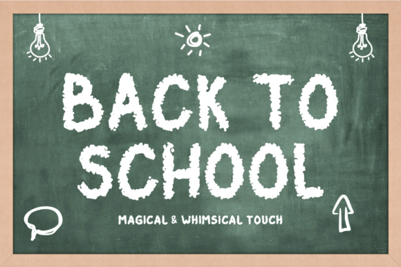 Chalk Writing Font - Preview 1