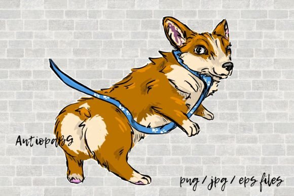 Cute corgi wearing tie funny office humor SVG for mugs tees and Cricut stickers