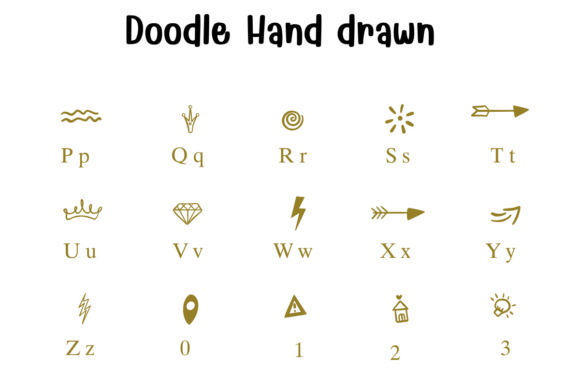 Doodle Hand Drawn Font - Preview 2