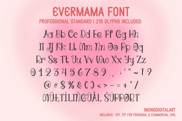 Evermama Font - Preview 4
