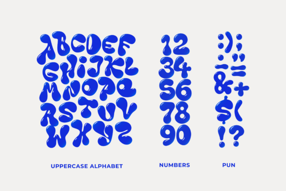 Fluid Font - Preview 1