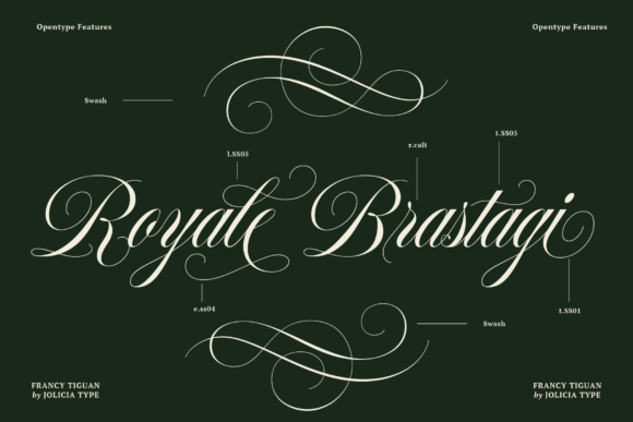Francy Tiguan Font PNG with transparent background - Preview 2