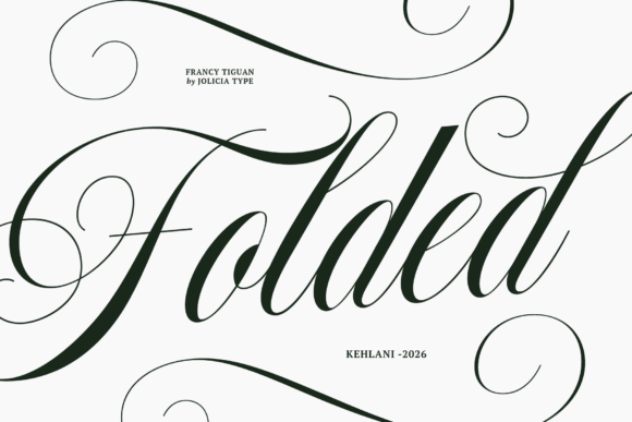 Francy Tiguan Font PNG with transparent background - Preview 6