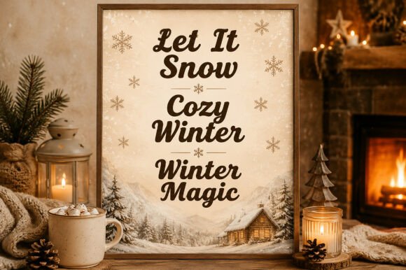 Frosty Wishes Font - Preview 3