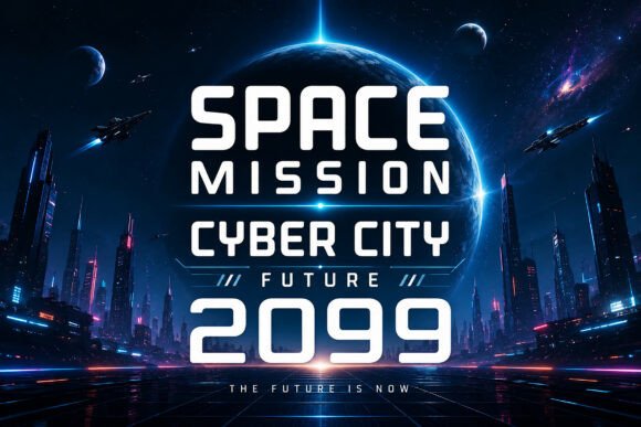 Futureline Font - Preview 1