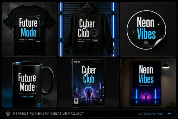 Futureline Font - Preview 3