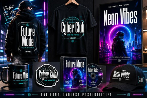 Futuristic Font - Preview 1