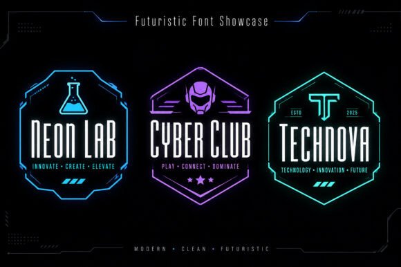 Futuristic Font - Preview 4