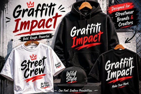 Graffiti Impact Font - Preview 1