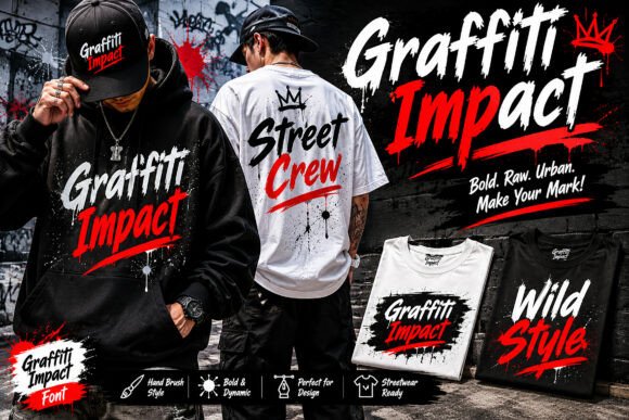 Graffiti Impact Font - Preview 4
