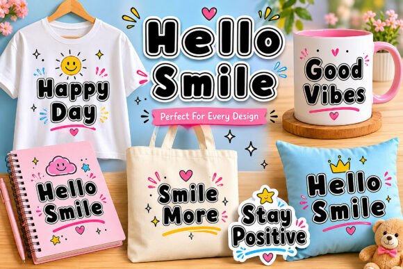 Hello Smile Font - Preview 5